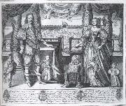 unknow artist, Charles i and Henrietta Maria and their children